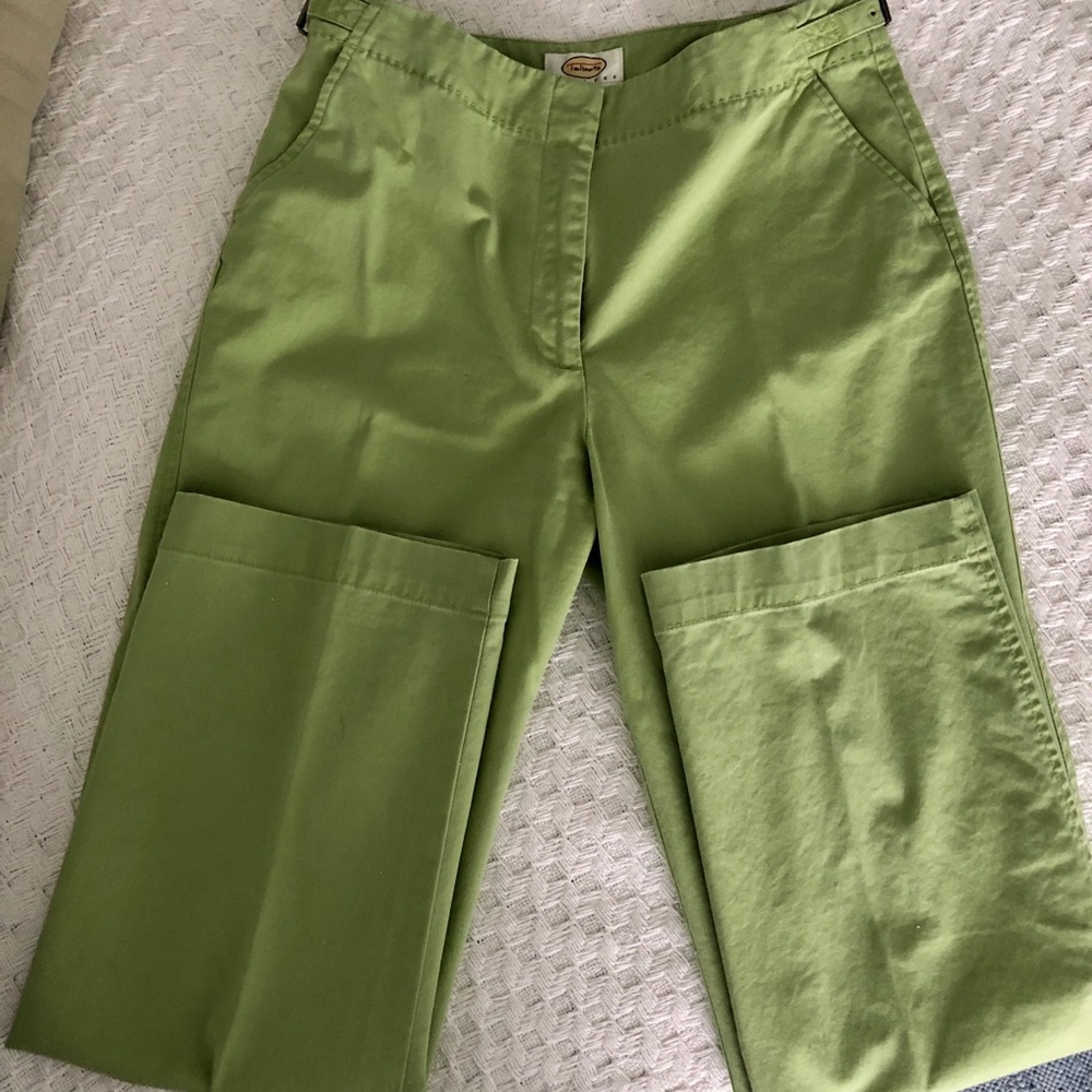 Talbots kelly green chinos